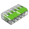 Kép 1/7 - WAGO 221-425 Vezeték összekötő oldható 5P 0,2-4mm2 GREEN RANGE