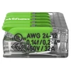 Kép 6/7 - WAGO 221-425 Vezeték összekötő oldható 5P 0,2-4mm2 GREEN RANGE
