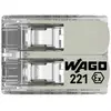 Kép 4/6 - WAGO 221-482 Vezeték összekötő oldható robbanás biztos alkalmazásokhoz 2P 0,2-4mm2