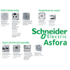 Kép 3/5 - Schneider ASFORA Egypólusú kapcsoló, jelzőfényes, rugós bekötés, fehér