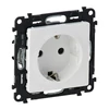 Kép 1/2 - LEGRAND 753125 Valena Life 2P+F csatlakozóaljzat gyermekvédelem nélkül csavaros bekötéssel fehér