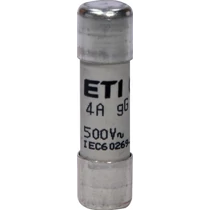 ETI 002651014 BIZTOSÍTÉK 10x38 04A Biztosító betét 500V gG hengeres