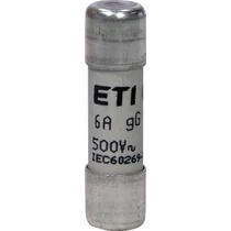 ETI 002651015 BIZTOSÍTÉK 10x38 06A Biztosító betét 500V gG hengeres