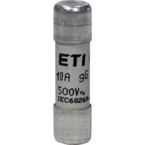 ETI 002651017 BIZTOSÍTÉK 10x38 10A Biztosító betét 500V gG hengeres