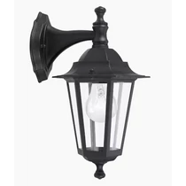 EGLO 22467 LATERNA 4 fali lámpa alumíniumöntvény fekete / üveg átlátszó H: 350 mm EGLO 22467 LATERNA 4 fali lámpa alumíniumöntvény fekete / üveg átlátszó H: 350 mm