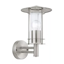 EGLO 30184 Kültéri fali lámpa LISIO E27 1x60W nemesacél EGLO 30184 Kültéri fali lámpa LISIO E27 1x60W nemesacél