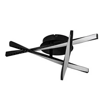 EGLO 75684 ADEJE mennyezeti lámpa alumínium, acél fekete / műanyag fehér 12,5W 1800lm 3000K