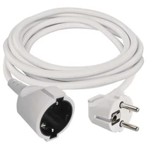 EMOS P0123R Hosszabbító 3 m / 1 aljzat / fehér / PVC / 1,5 mm2