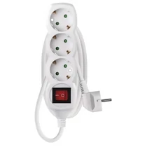 EMOS P1321R Elosztós hosszabbító kapcsolós 3-as 1,5m