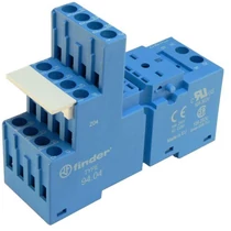 FINDER 94.04 Foglalat nagy TS 35-ös kalapsínre FINDER 94.04 Foglalat nagy TS 35-ös kalapsínre