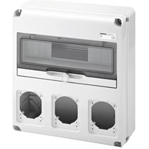 GEWISS GW68005N Kombinációs doboz 12mod. 3 dughely IP65