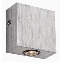 GLOBO 7600 Falikar szálcsiszolt alumínium 1xLED 1W