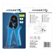 HÖGERT HT1P190 Érvéghüvely prés fogó 175mm 0,25-6mm2 HÖGERT HT1P190 Érvéghüvely prés fogó 175mm 0,25-6mm2