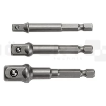 HÖGERT HT1S445 Fúrógépbe rögzíthető BIT tartó 1/4&quot;, 3/8&quot;, 1/2&quot;