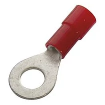 HAUPA 260258 PSZ5 Szigetelt szemes saru 1,5mm2 M5 piros 50db/csomag