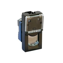 LEGRAND 079461L Mosaic Program LCS2 RJ45 aljzat Cat 6 UTP, 1M, fekete