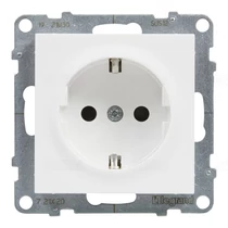 LEGRAND 721120 Suno 2P+F csatlakozóaljzat (rugós), biztonsági zsaluval, fehér LEGRAND 721120 Suno 2P+F csatlakozóaljzat (rugós), biztonsági zsaluval, fehér