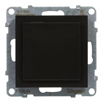LEGRAND 721443 Suno vakfedél Program Mosaic adapterrel, fekete