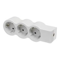 Legrand 694573 Elosztósor Standard 3x2P+F, vezeték nélkül, fehér-szürke