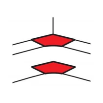 LEGRAND 010602 Belső könyök 50mm DLP