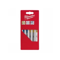 MILWAUKEE 4932345825 Dekopírfűrészlap készlet 5 részes T befogás fa, fém MILWAUKEE 4932345825 Dekopírfűrészlap készlet 5 részes T befogás fa, fém