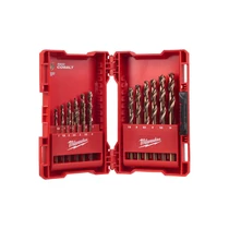 MILWAUKEE 4932352470 Csigafúró készlet 19 részes 1,0-10mm HSS-G Red Cobalt