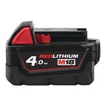 MILWAUKEE 4932430063 M18B4  REDLITHIUM™-ION AKKUMULÁTOR 18 V 4,0 AH MILWAUKEE 4932430063 M18B4  REDLITHIUM™-ION AKKUMULÁTOR 18 V 4,0 AH