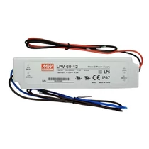 MEAN WELL LPV-60-12 LED tápegység 60W/12V/0-5A MEAN WELL LPV-60-12 LED tápegység 60W/12V/0-5A