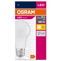 OSRAM 4052899326842 LED lámpa A60 körte A 8,5W (60W) E27 806lm 827 2700K