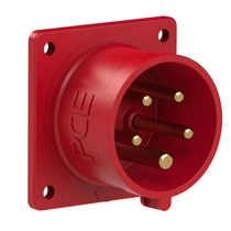 PCE 615-6 Ipari csatlakozó 16A 5P 400V piros