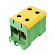 POLLMANN 2090203 UK50/2 Sorkapocs dupla zöld-sárga 2,5-50 réz, 6-50 alu