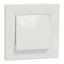SCHNEIDER EPH0700121 Asfora Egy pólusú nyomókapcsoló, rugós bekötés, fehér