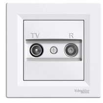 SCHNEIDER EPH3300221 Asfora TV/R aljzat, átmenő, 4 dB, fehér