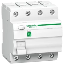 SCHNEIDER R9R11425 Resi R9 Fi relé 4P, 25A, 30mA