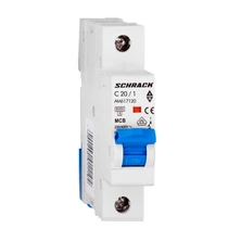 SCHRACK AM617120 Amparo Kismegszakító C 20A, 1 pólusú SCHRACK AM617120 Amparo Kismegszakító C 20A, 1 pólusú