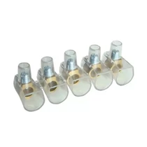 TRACON TBT-16/10 Csavaros csatlakozó 10 tagú 16mm2 átlátszó