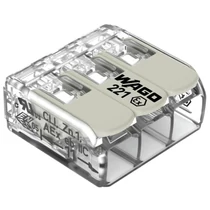 WAGO 221-483 Vezeték összekötő oldható robbanás biztos alkalmazásokhoz 3P 0,2-4mm2 50db/csomag