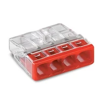 WAGO 2273-204 Compact Vezeték összekötő 4x0,5-2,5mm2 100db/csomag