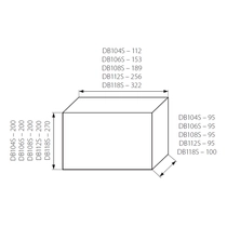 KANLUX 3831 Kiselosztó falon kívüli DB106S 1x6P/SMD