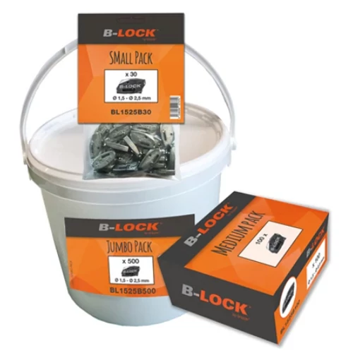 B-LOCK BL1525B100 Gyors szorító 1,5-2,5mm bowdenhez 100db/csomag