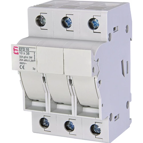 ETI 002540004 EFD 10 3P 10x38 3P Biztosítós szakaszoló 32A ETI 002540004 EFD 10 3P 10x38 3P Biztosítós szakaszoló 32A