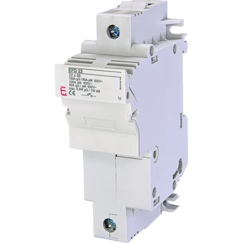 ETI 002570001 EFD 22 1P Biztosítós szakaszoló 22x58 1P 80A ETI 002570001 EFD 22 1P Biztosítós szakaszoló 22x58 1P 80A