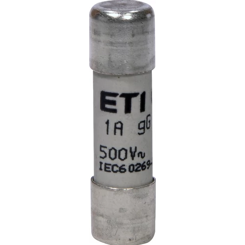 ETI 002651012 BIZTOSÍTÉK 10x38 01A Biztosító betét 500V gG hengeres