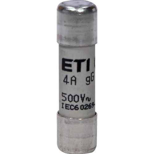 ETI 002651014 BIZTOSÍTÉK 10x38 04A Biztosító betét 500V gG hengeres