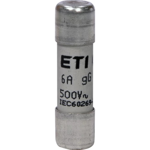 ETI 002651015 BIZTOSÍTÉK 10x38 06A Biztosító betét 500V gG hengeres