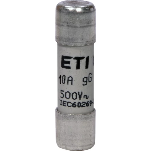 ETI 002651017 BIZTOSÍTÉK 10x38 10A Biztosító betét 500V gG hengeres