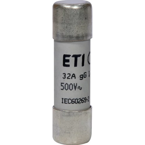 ETI 002651033 BIZTOSÍTÉK 14x51 32A Biztosító betét 500V gG hengeres ETI 002651033 BIZTOSÍTÉK 14x51 32A Biztosító betét 500V gG hengeres