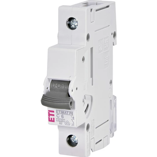 ETI 1900027 ETIMATP6 C6A 1p 6kA Kismegszakító, 1 modul