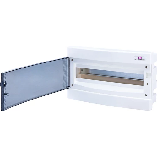 ETI ECM18PT DIDO-E 1x18 elosztó szekrény, süllyesztett, átlátszó ajtóval 1101018 ETI ECM18PT DIDO-E 1x18 elosztó szekrény, süllyesztett, átlátszó ajtóval 1101018