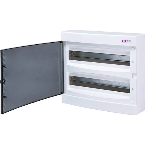 ETI ECT 2x18PT DIDO-E 2x18 modulos elosztó szekrény, falra szerelhető, átlátszó ajtóval	1101081 ETI ECT 2x18PT DIDO-E 2x18 modulos elosztó szekrény, falra szerelhető, átlátszó ajtóval	1101081